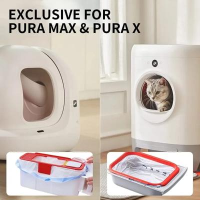 For Self-cleaning Cat Litter Box PETKIT PuraX PuraMax Replacement Garbage Bag - 5-roll Portable Cat Litter Waste Container Bag