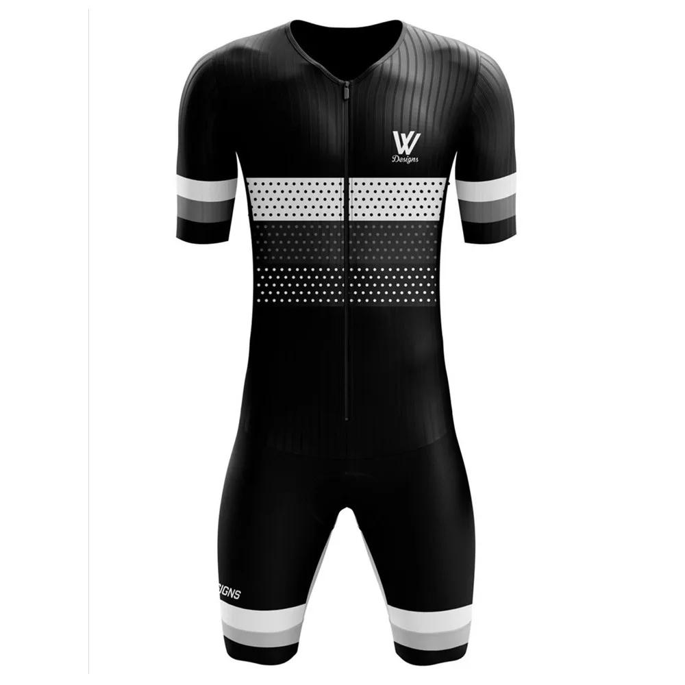 Tuta Triathlon Uomo Manica Corta Ciclismo Costumi da Bagno Maglia da Ciclismo Personalizzata Tuta Abbigliamento Ropa Ciclismo Tuta