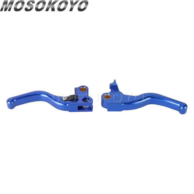 3-Finger Kurzer Bremskupplungshebel Schalthebel CNC-Aluminium Bremssteuerung für Harley Sportster 883 1200 XLH XL Custom Roadster