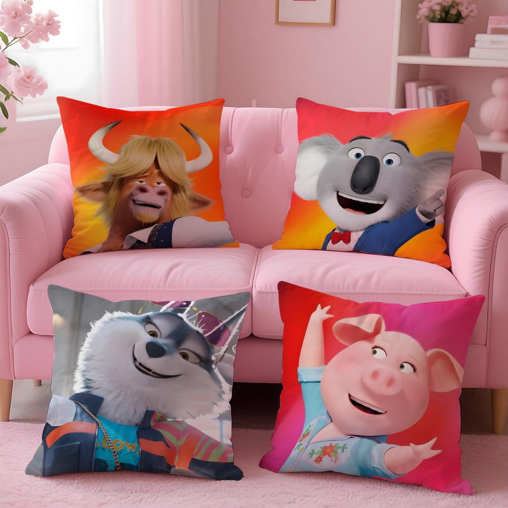Popular SSinging Cushion Cover Comfortable Durable Pillow Cover MultiScene for Home Office Car Sofa