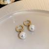 Pearl Earrings Set Butterfly Dangle Earrings for Women Metal Hollow Gold Plated Earring Cartoon Jewelry
