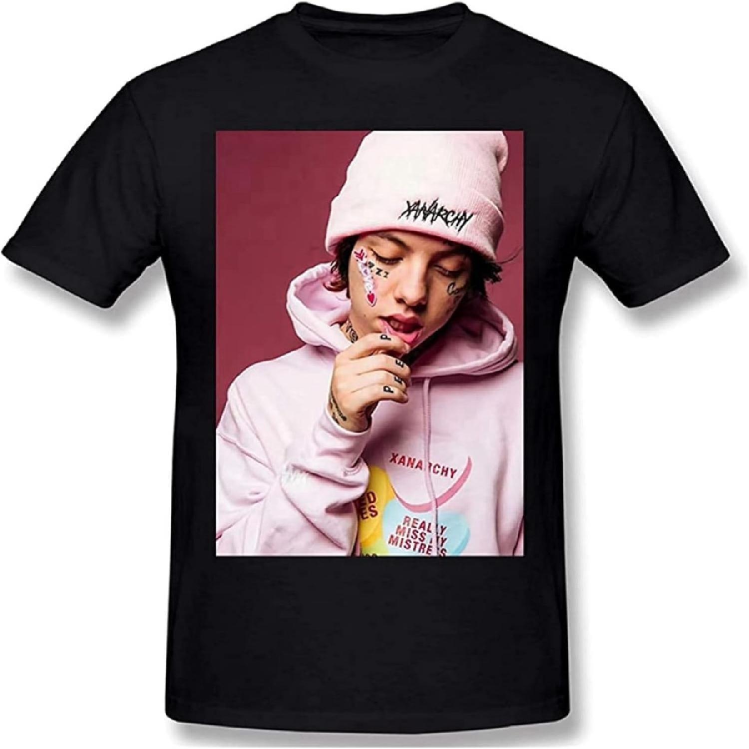

Lil Xan Mens Basic Cotton Short Sleeve T-Shirt Fashion Shirts XS XXXXXL різнокольоровий