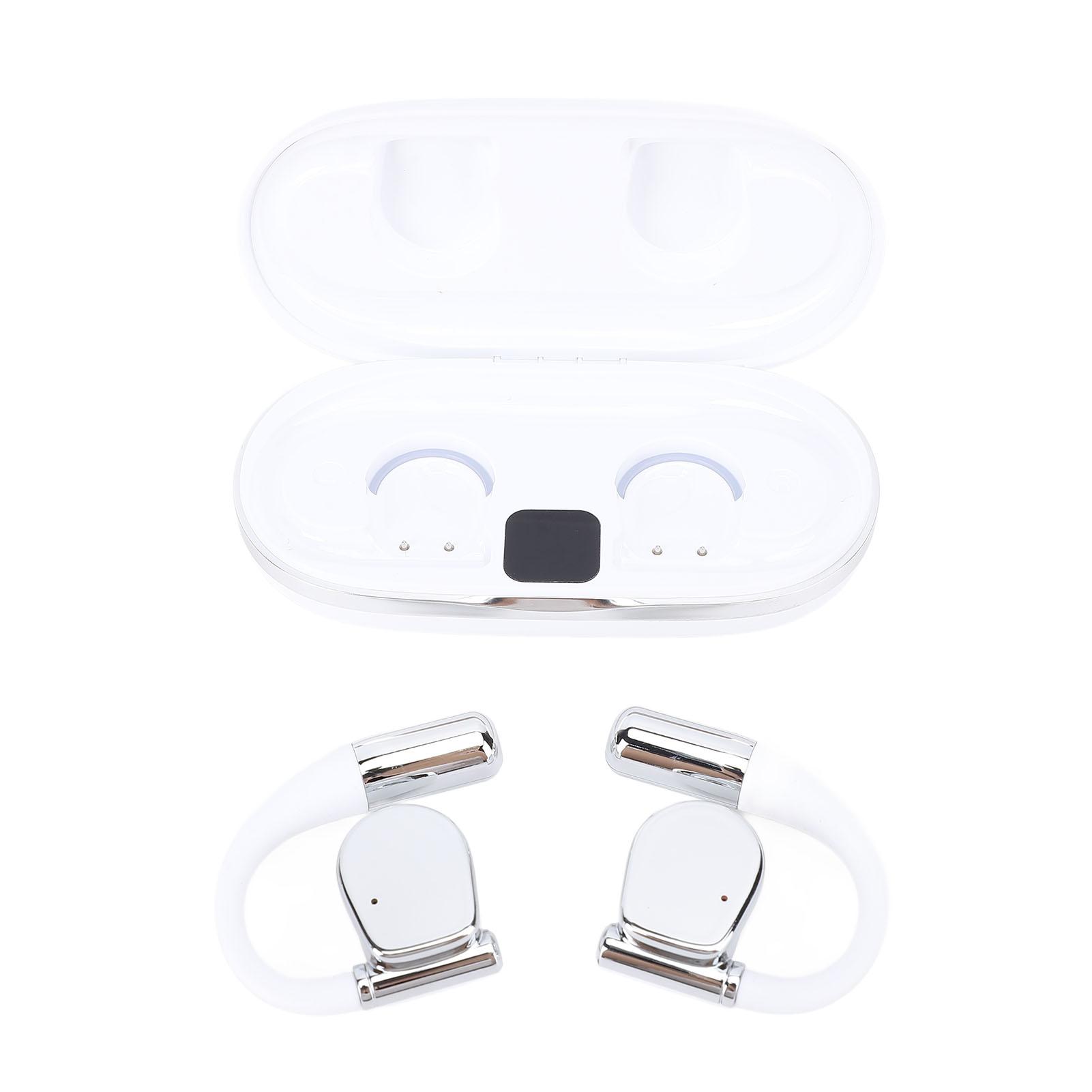 

Wireless Translation Earbuds AI Language Simultaneous Translator Ear Hook Earphones for Travel and Business