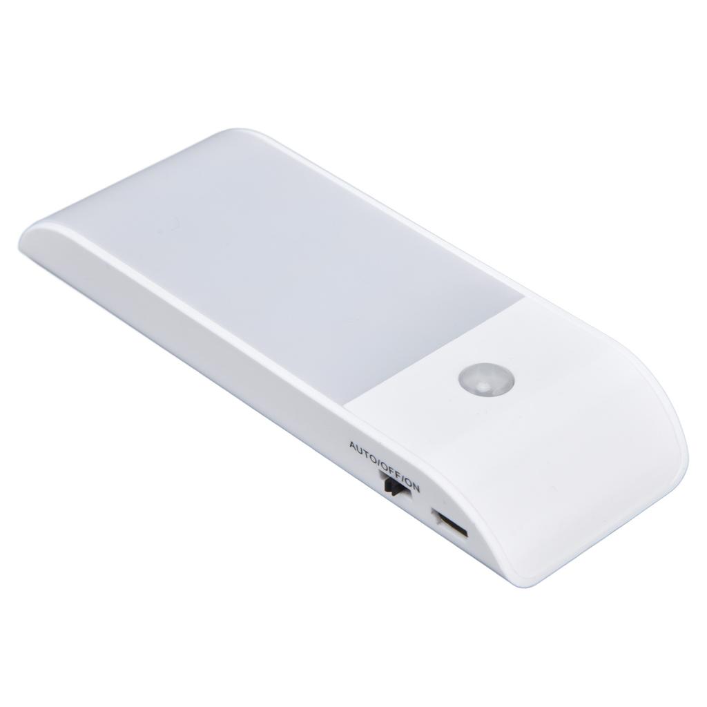 Motion Sensor Night Light USB Rechargeable Adhesive Small 12 LED Night Light for Stairs Closet