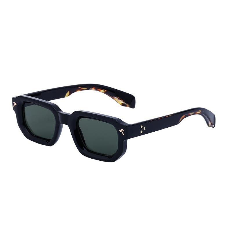 Fashion Square Sunglasses Men'S Personality Simple Sunglasses Men'S Black Frame Sunglasses