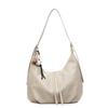 Soft PU Hobo Bag with Slouchy Design and Adjustable Strap Ideal for Everyday Use and Casual Outfits