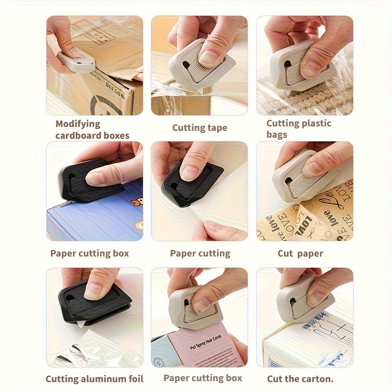 Magnetic Portable Unboxing Knife, Ceramic Blade, Express Unboxing Knife, Unboxing Artifact Blade, Automatic Rebound Unboxing Knife