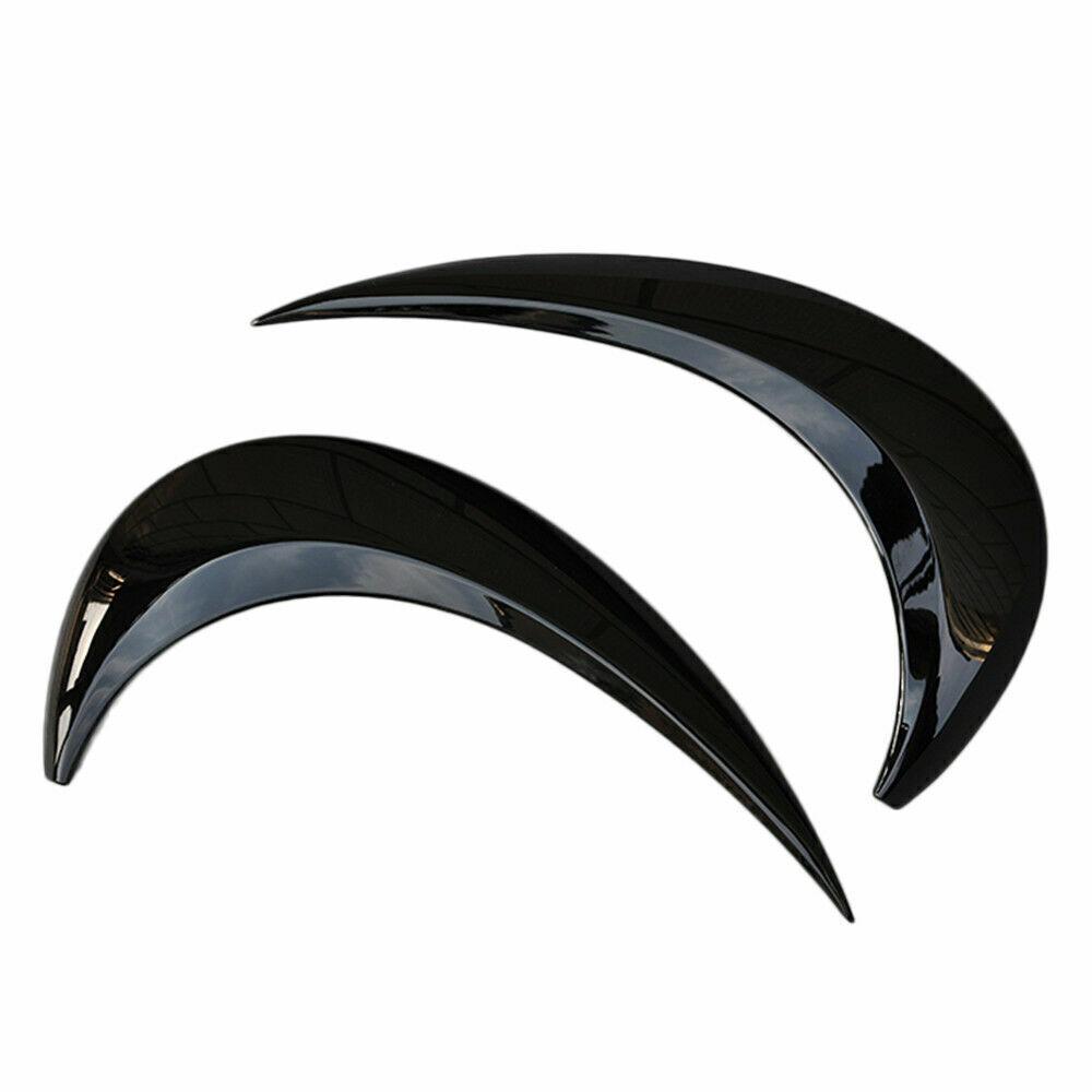 Car Headlamp Headlight Eyebrow Eyelids Cover Trim BLK For VW Beetle A5 2012-2018