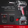 Brushless Lithium Electric Impact Wrench: Rechargeable, High-Torque Tool for Scaffolding and Carpentry