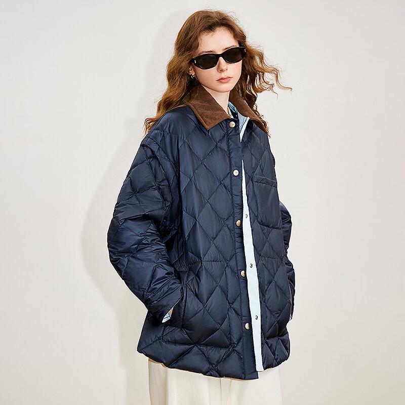 Chuyu Women's Reversible 90% Down Jacket