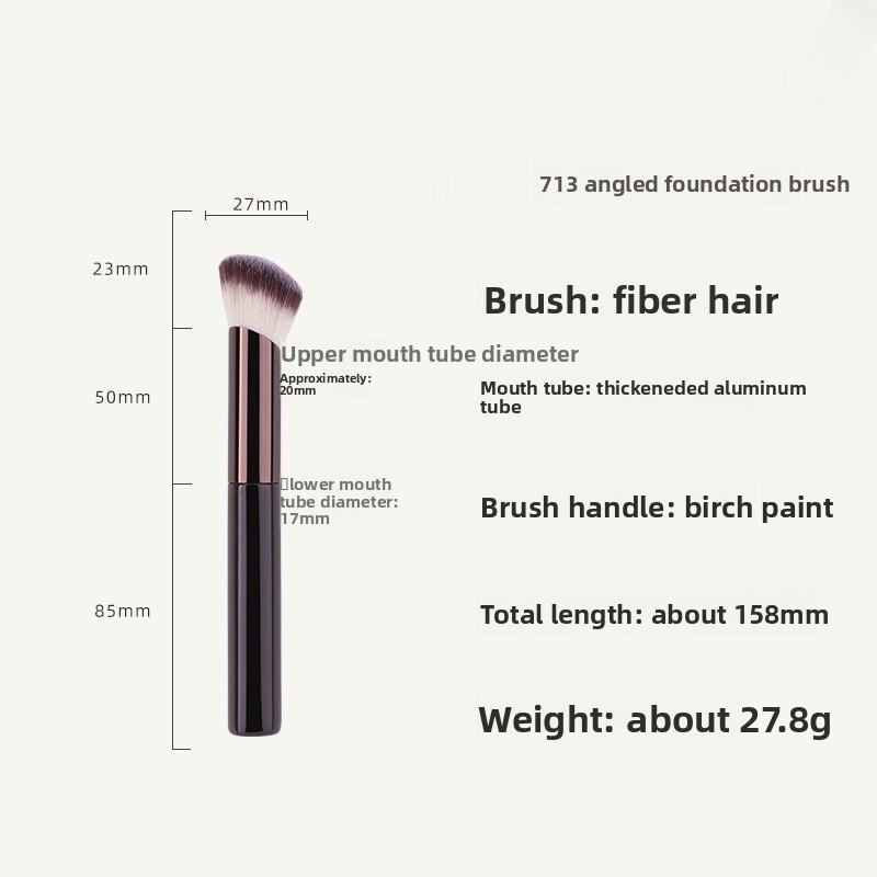 

Cosmetic Brushes for Facial Primer & Detail Processing Soft Bristles Powder Foundation Concealer Blusher Brushes for Beginners