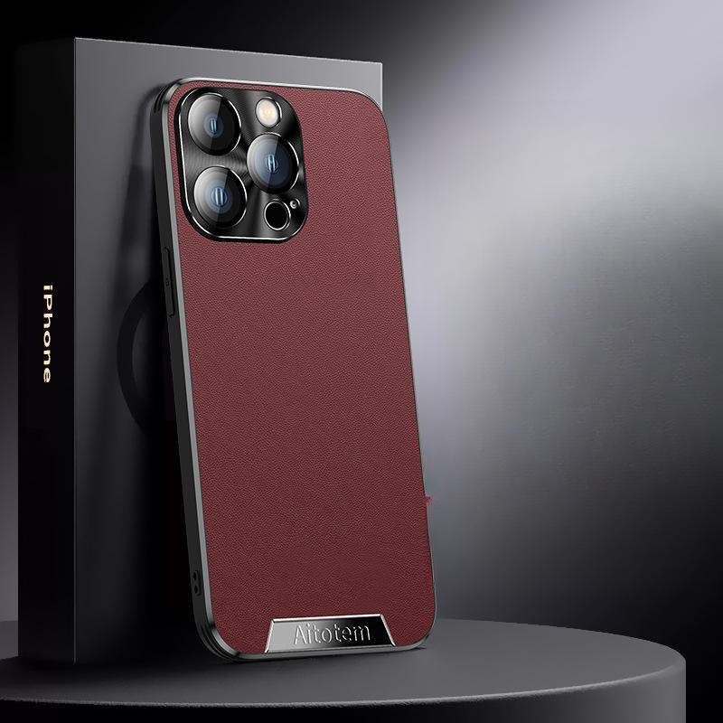 

Подходит для чехла для телефона Apple 16promax с полной защитой, IPhone15 противоударный 14 бизнес 13/8/12 кожаный чехол высокого класса iPhone 12 6.1 inches