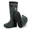 Winter Winddichte Plüsch Regenschuhe Herren Hohe Regenstiefel Sicherheitsreflektierende Regenstiefel bei Nacht Hochwertiger PVC-Wasserstiefel Herren