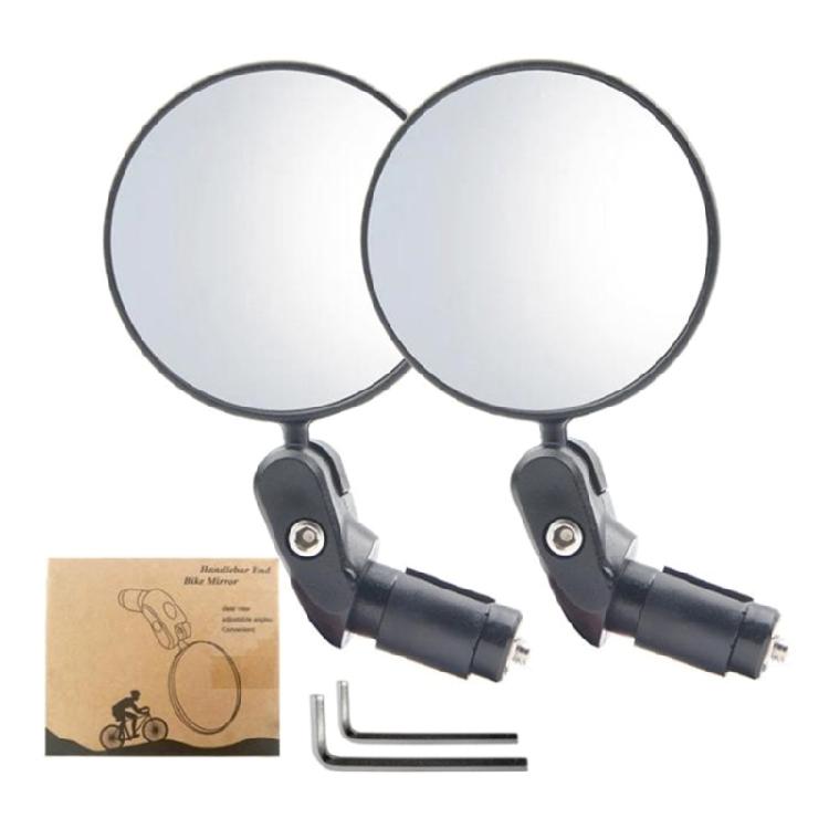 Cycling Rear View Mirrors, 360 Degree Rotatable Handlebar Mounted Bikes Mirror 1
