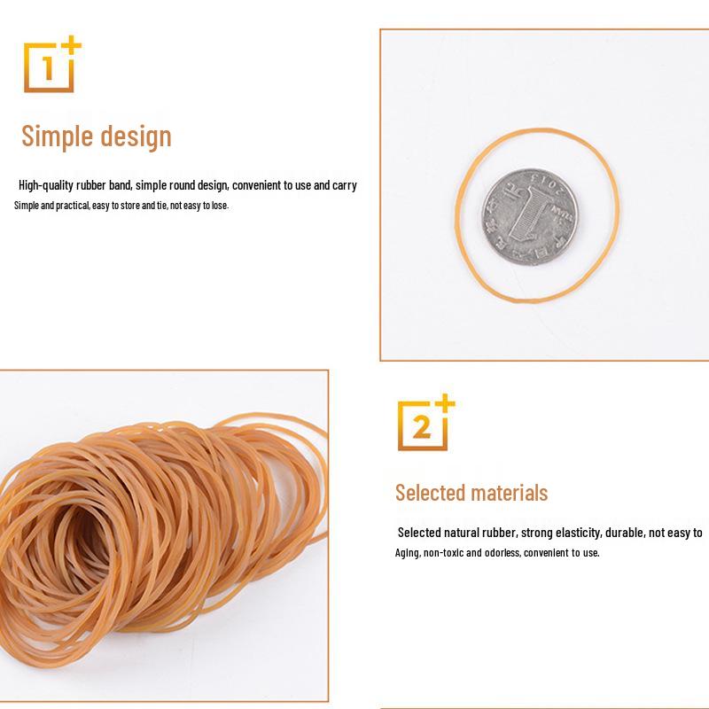 High-Quality 80g Elastic Rubber Bands - Round and Durable