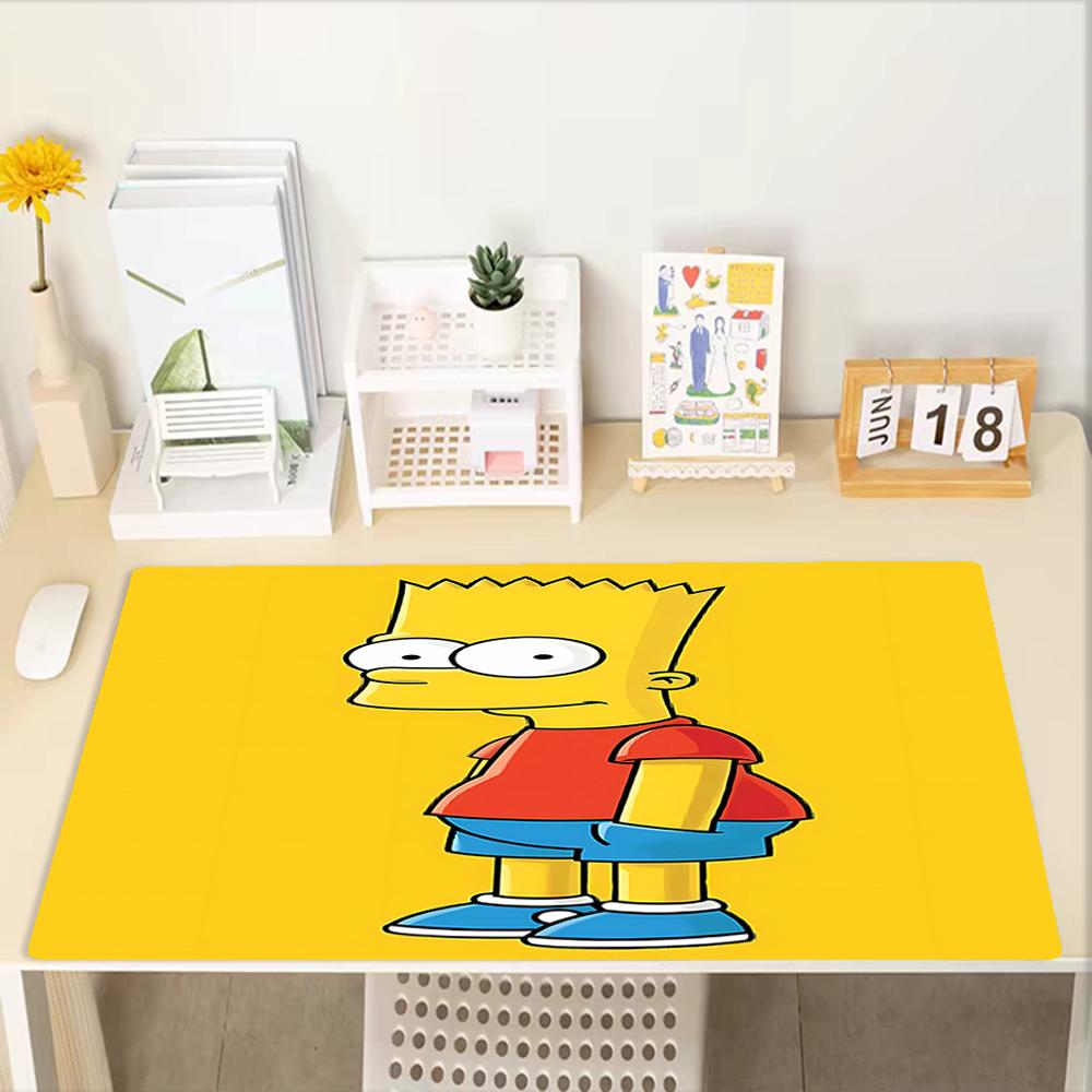 The Simpsons Theme Mouse Pad, Non Slip Rubber Base, Multifunctional Office & Home Decor, Perfect for Workspace Personalization.