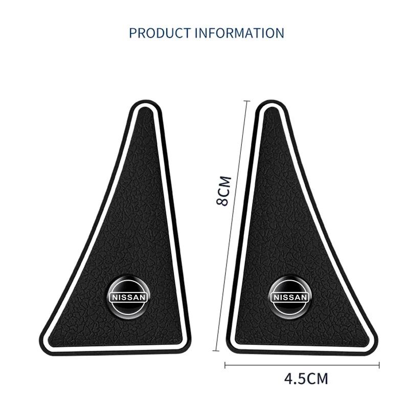 2pcs Car Door Protector Anti-collision Strip Sticker Corner Cover For Nissan X-trail Almera Qashqai Tiida Auto Accessories