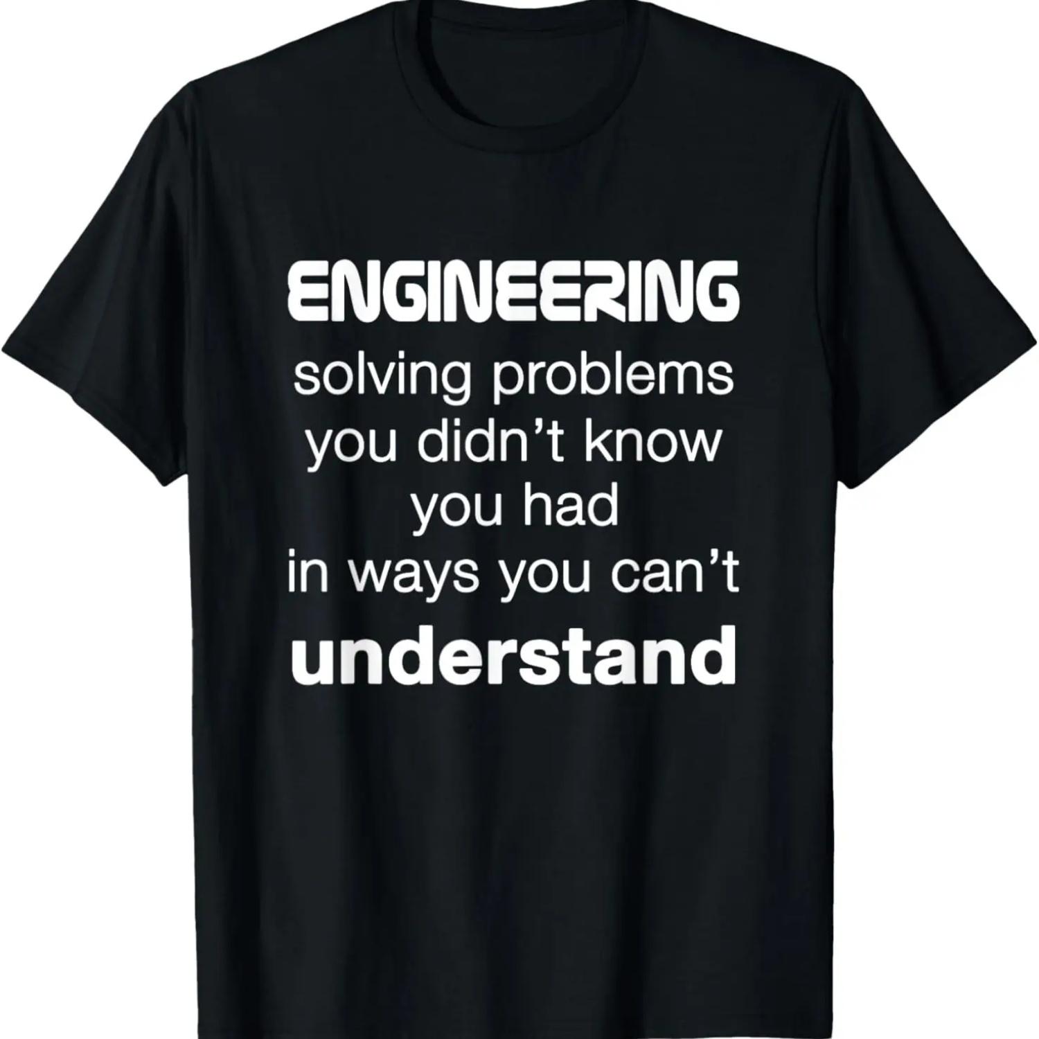 

Cool Engineer _ Engineering T-shirt About Solving Problems T-Shirt XXXXXL чорний