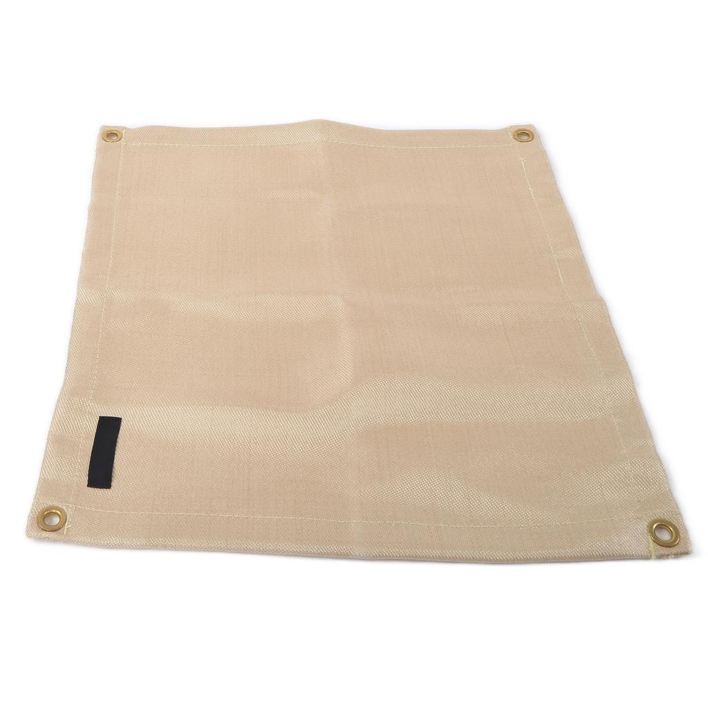 Fire Pit Mat High Temperature Resistance Fireproof Pad for Outdoor Picnic BarbecueM