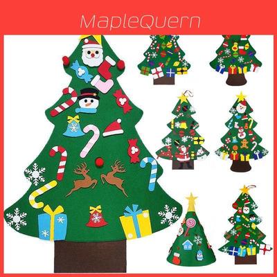Kinder DIY Filz Weihnachtsbaumschmuck Ideal für kreative Feiertags-Wanddekoration