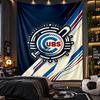 Wall Hanging Tapestry Chicago Cubs Print Cloth for Living Room Bedroom Home Decor