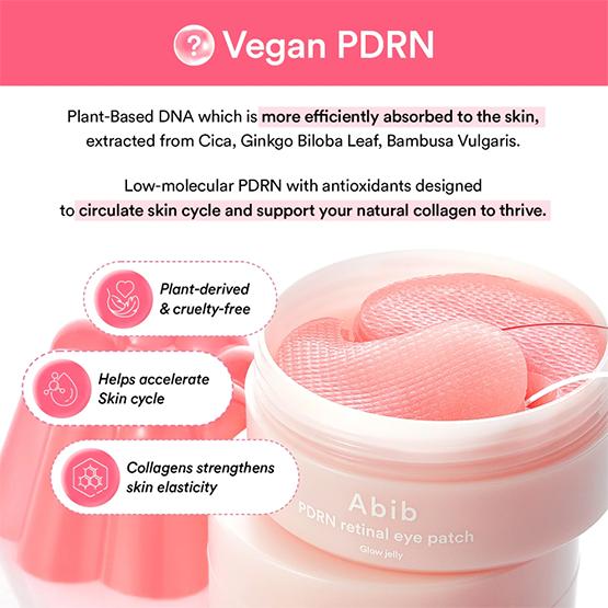 ABIB Płatki pod oczy PDRN Retinal Glow Jelly 60 szt.