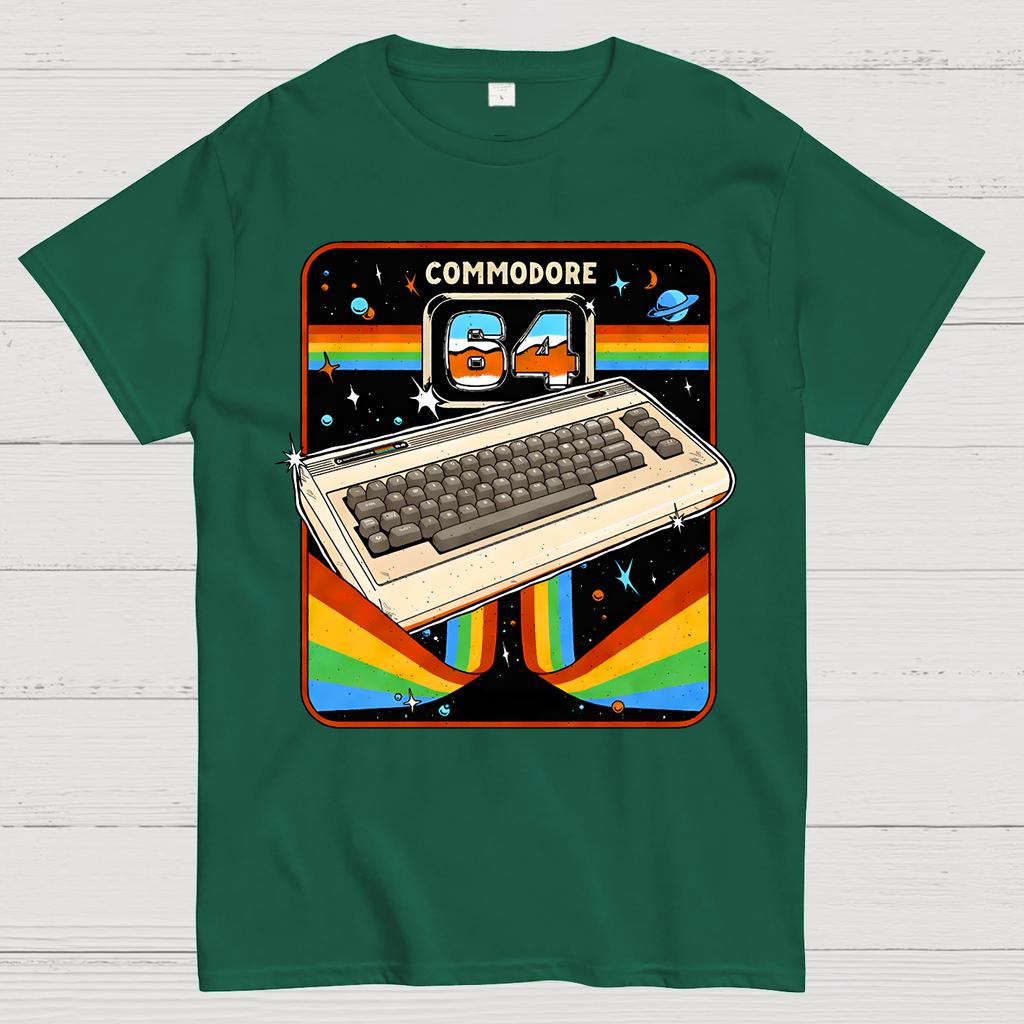 Commodore 64 Unisex 100% Cotton Summer Casual Cool Loose T-Shirt