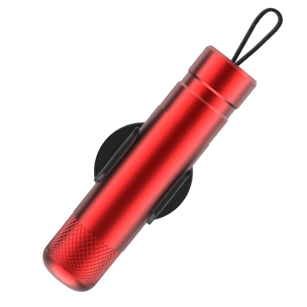 Seatbelt Cutter Keychain Glass Breaker Hammer Aluminum Alloy Small Rescue Hammer Portable Finger-Proof Car Emergency Escape Tool