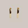 J-Nui Basic Round Earrings 14K Gold Plated