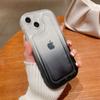 Transparente Handyhülle mit Farbverlauf für iPhone 14 13 12 11 Pro Max 14pro 14 Plus, stoßfeste Stoßstange, weiche Silikon-Rückseite