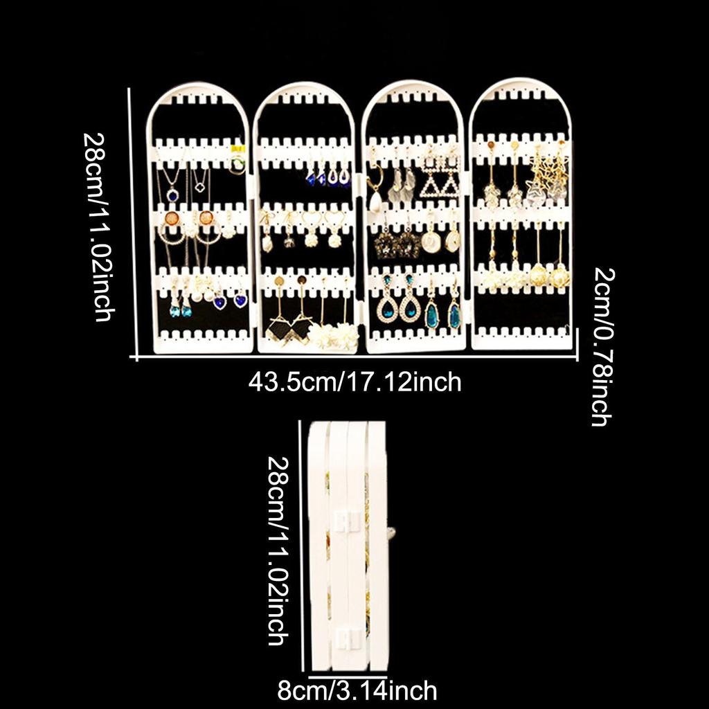 Jewelry Display Stand Storage Earring Organizer Hanger for Necklaces Bangle Stores