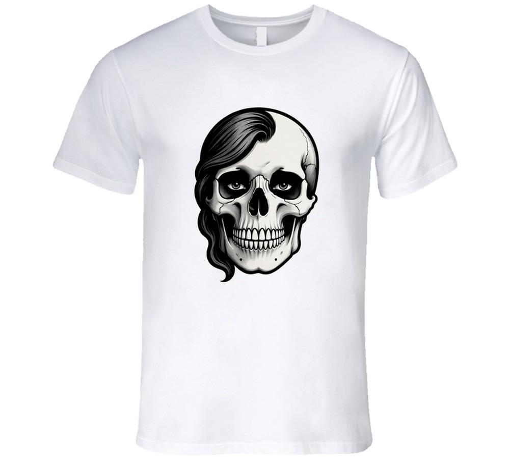 Gothic Skull Woman Day Of The Dead Sugar Face Tattoo Art Scary Gift T Shirt S