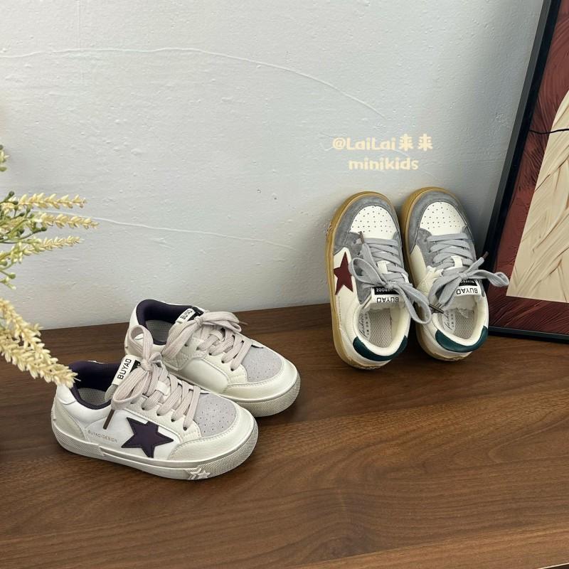 Jugendstil Schuhe Kinder Freizeit Slip-On Sneaker Jungen Mädchen 2026 Stern Weiche Sohle PU Obermaterial Gummi Außensohle