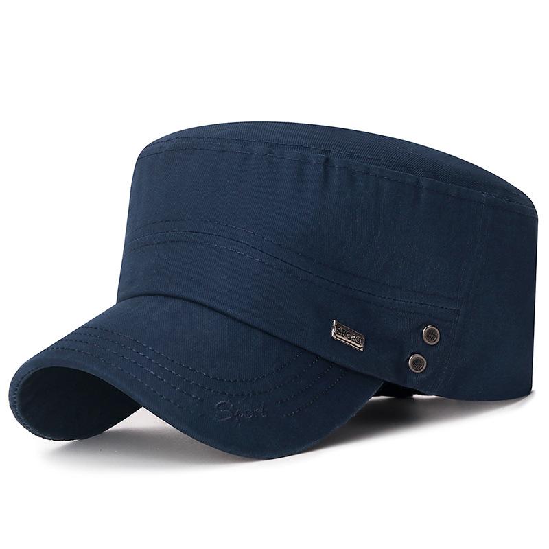 Men's Spring Autumn Flat Cap Outdoor Sports Embroidered Cap