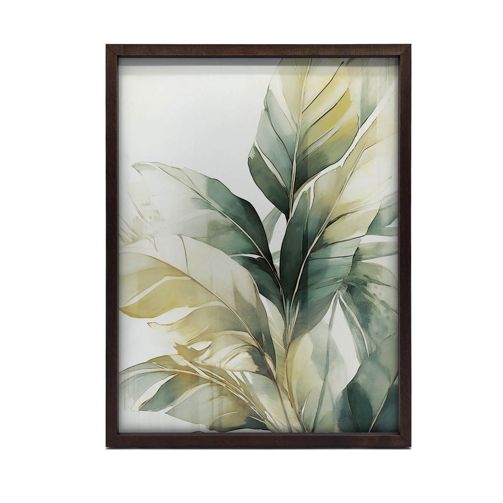 Tropical Harmony Tropical Harmony, 50X70 Cm, Gold Aluminum Frame, 230 Gsm Matte Paper