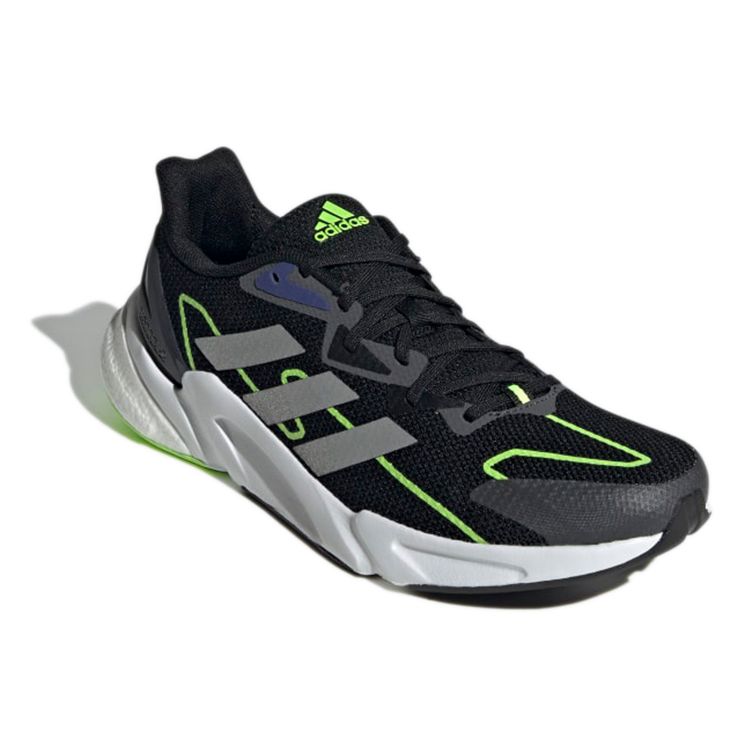 Adidas X9000L2 Black Matte Silver Men Sneakers Core-Black Signal-Green S23647