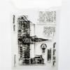 1pc Retro Stamp Transparent Silicone Seal Aircraft Tower Building Clear Stamps Office Supplies Stamps DIY Student Stationery