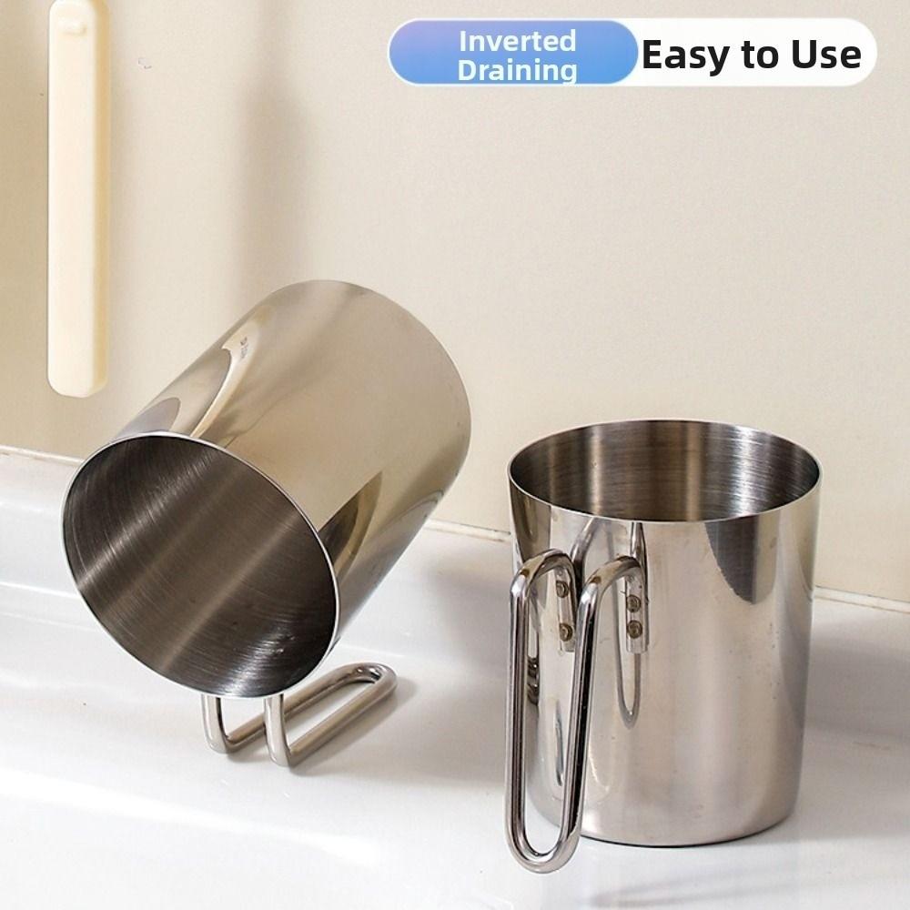 Minimalist Toothbrush Storage Cup Anti-rust Rinse Cup Multifunctional Mouthwash Cup  Travel
