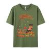 Rottweiler Dog Autumn Fall Pumpkin T-shirts  Printed Regular T-shirt New Design Tee Tops Plain T Shirts Wholesale