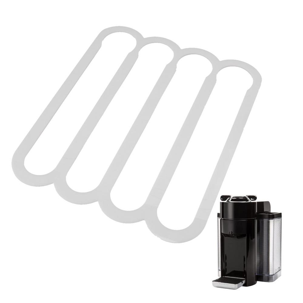 Black/White Wall Capsule Holder Durable Plastic Coffee Capsule Organizer For Home Kitchen