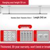 32mm 304 Stainless Steel Clothes Drying Rod for Balcony and Indoor/Outdoor Use