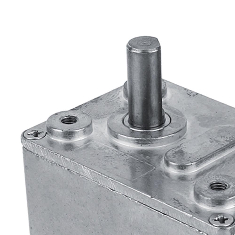 DC 12V Worm Gear Motor 62RPM 6RPM 20RPM Geared Motor Universal Electric Motor Industrial Machinery