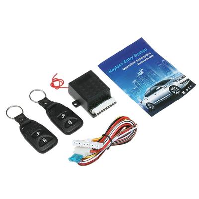12V Universal Car Vehicle Keyless Entry System with 2 Remote Control Portable Auto Remote Central Switch Door Lock Locking Kit