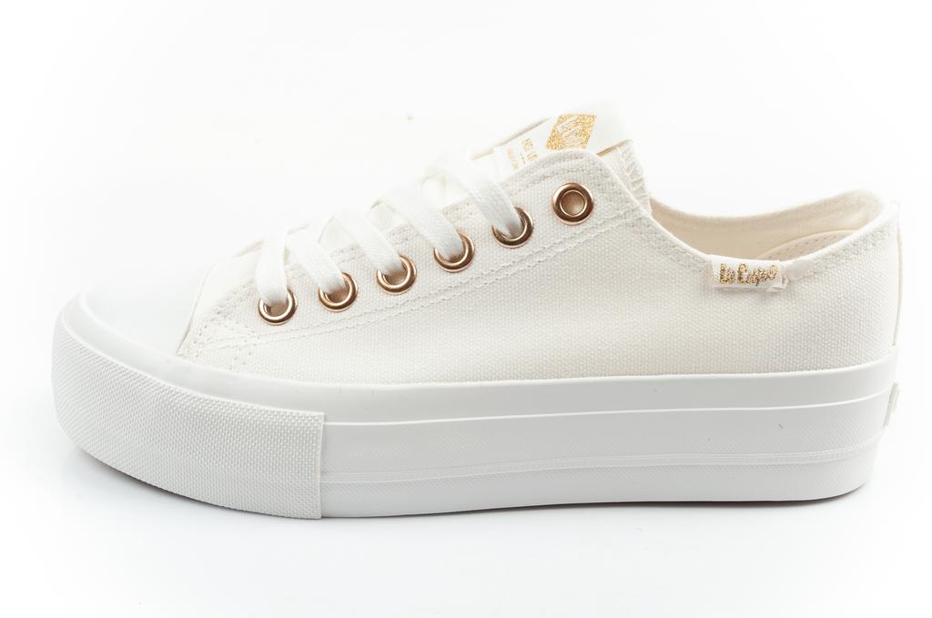 Lee Cooper Canvas White Lady [LCW-26-31-4369L] y.38