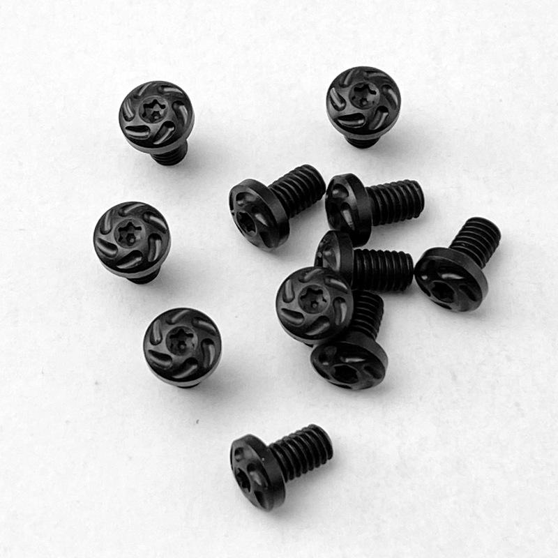 Customized 4Pcs 1911 Grips Screws Stainless Steel CNC T8 Torx Keys for 1911 Grips Model Accessories