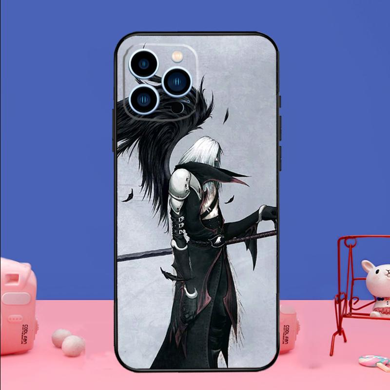 Final Fantasy Sephiroth Phone Case For iPhone 17 16 14 13 12 11 15 Pro Max Mini 15 16 Plus 16e 17 Air Bumper Cover