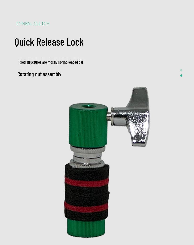 Hi-Hat Clutch and Cymbal Stand for Jazz Drums with Fine Craftsmanship