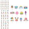 Birthday Cake Decorations With Paper Flags For Party Venue Setup Set Of 12