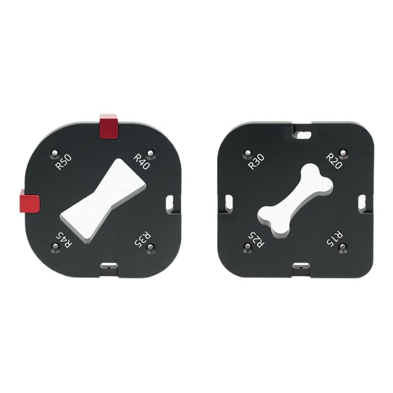 

Routers Corner Jig Templates for DIY Professional Use Offering Multiple Radius Size in Solid Aluminum Materials 1