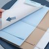 New Gifts Portable Foldable Folders A4 To A5 Organize Artifacts Folding Board Folder Versatile File Contract Folders Gifts